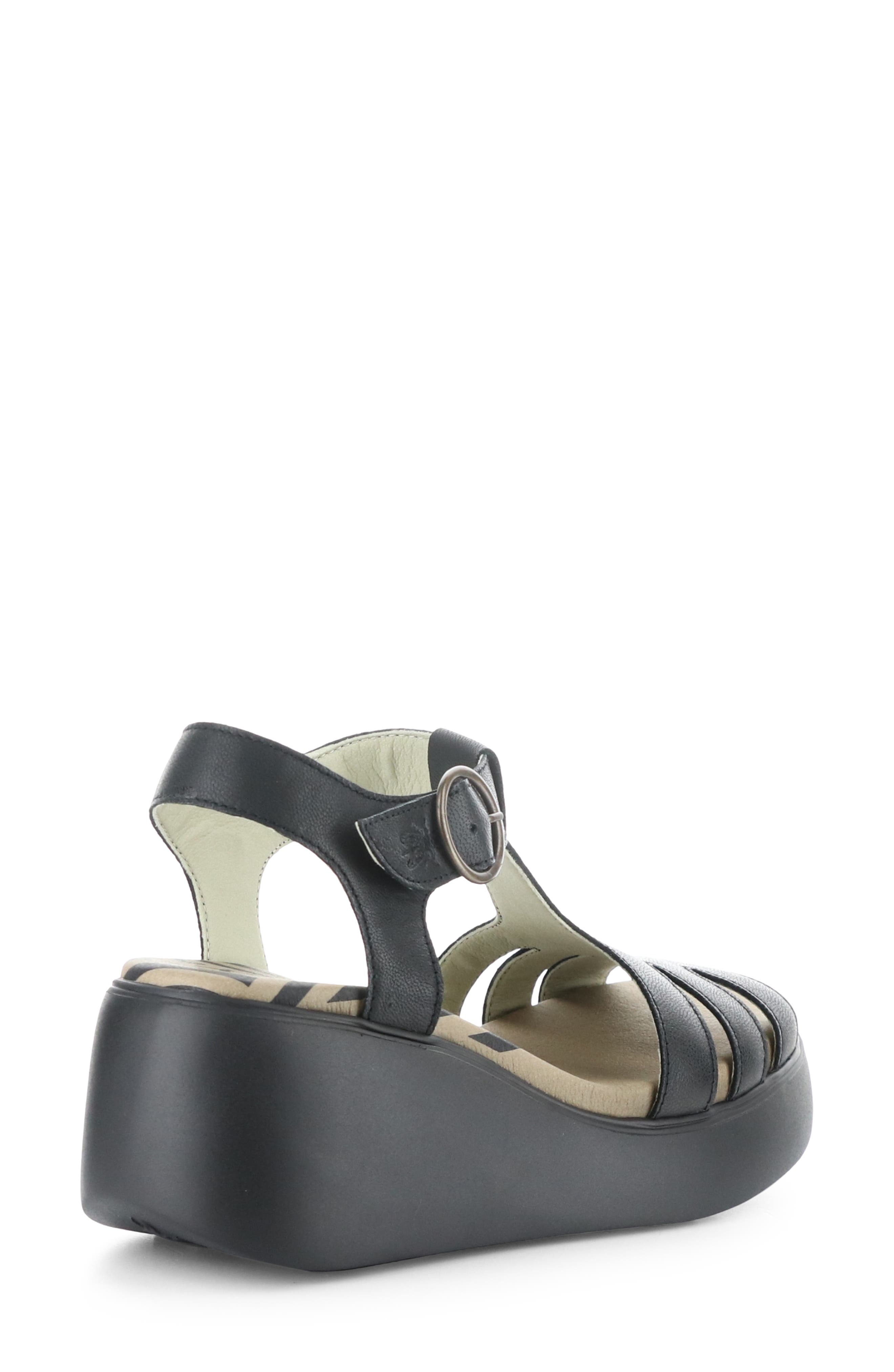 Fly London Duma Platform Wedge Sandal, Alternate, color, 