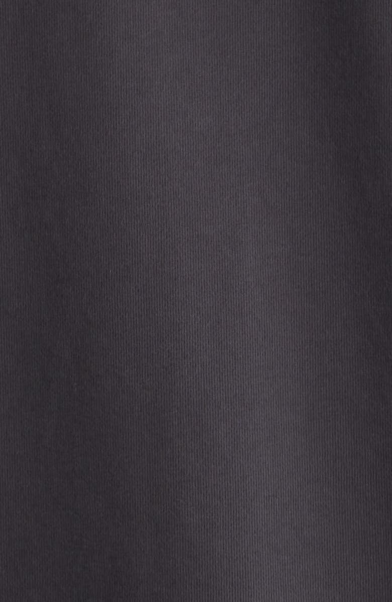 Stone Island Compass Logo Patch Full Zip Fleece Hoodie, Alternate, color, V0065 Charcoal