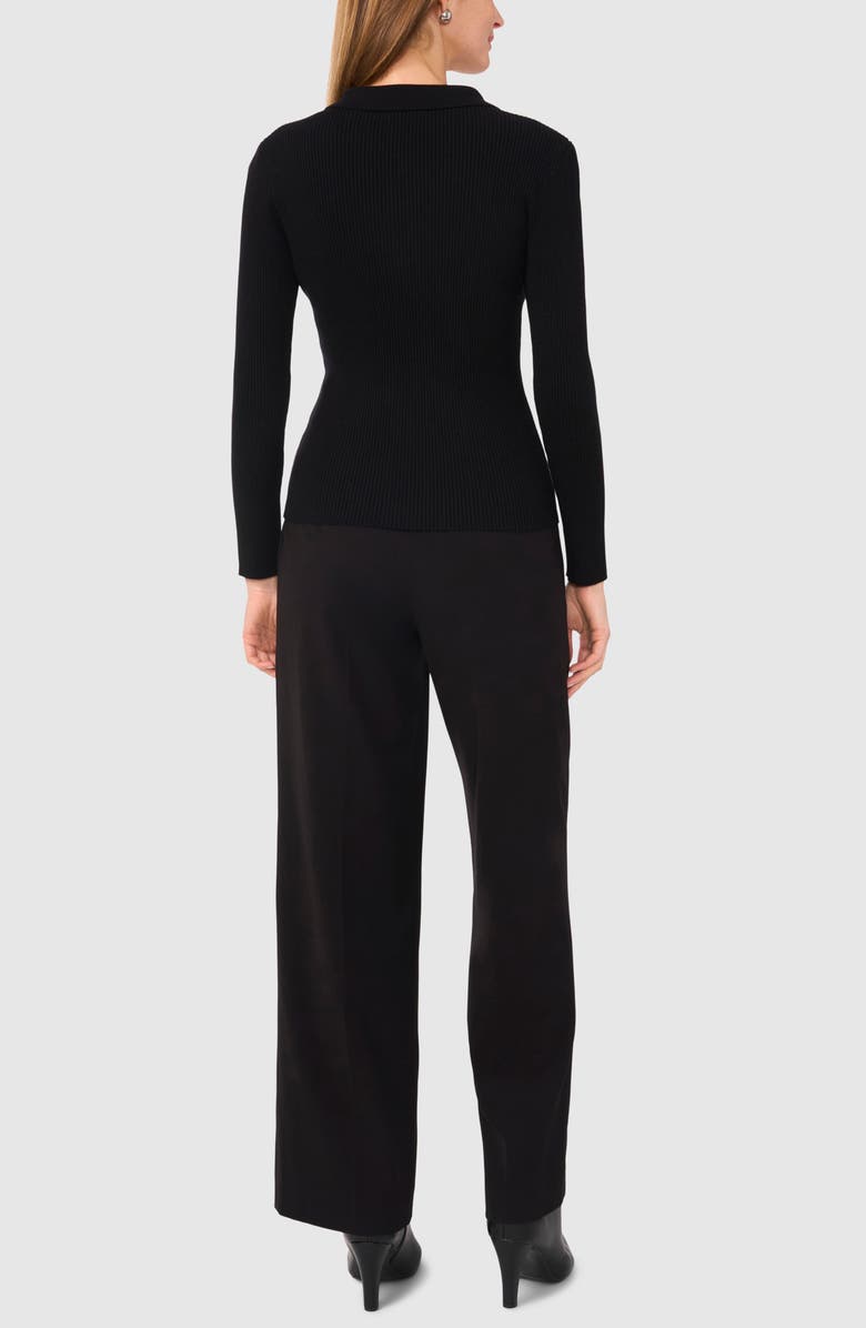 Halogen<sup>®</sup> Rib Polo Sweater, Alternate, color,