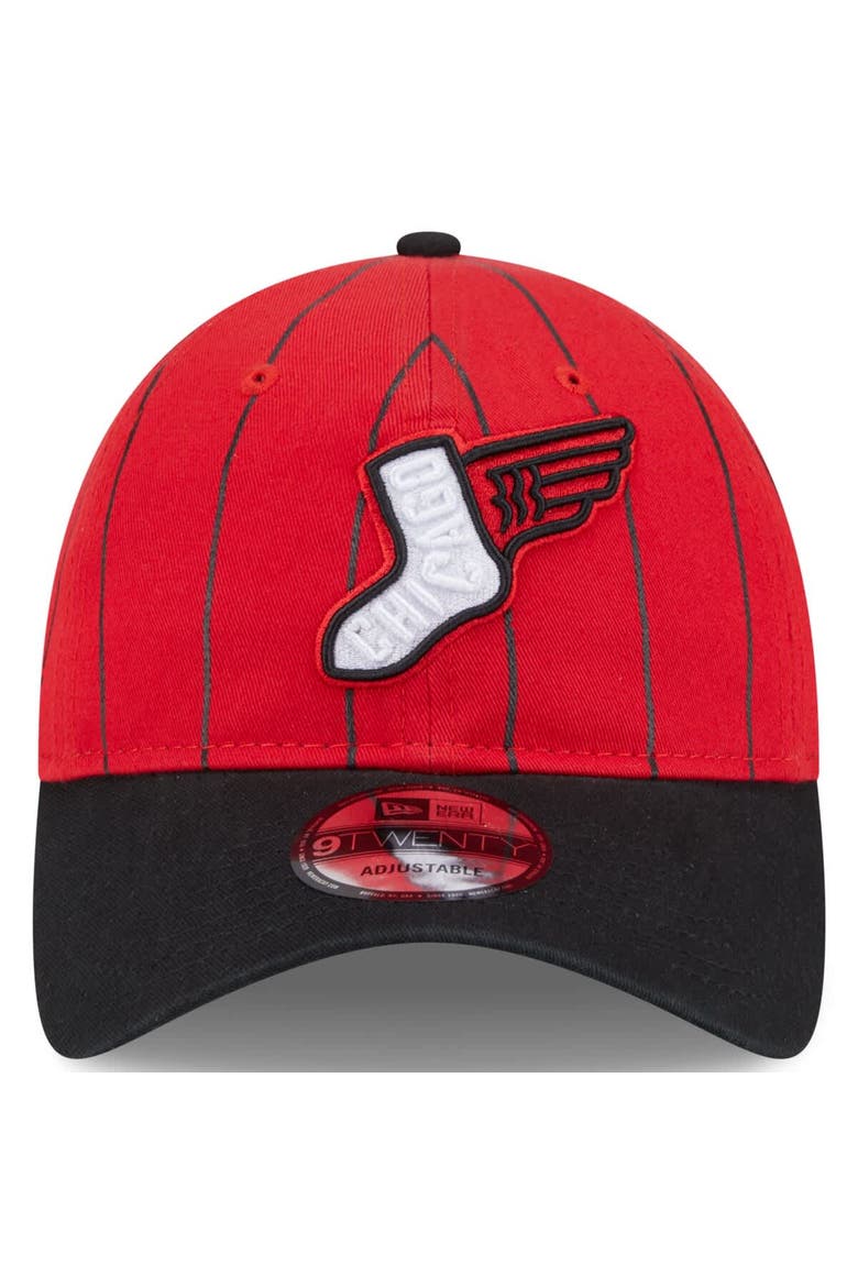 Men's New Era Red/Black Chicago White Sox 2025 City Connect 9TWENTY Adjustable Hat, Alternate, color, Red