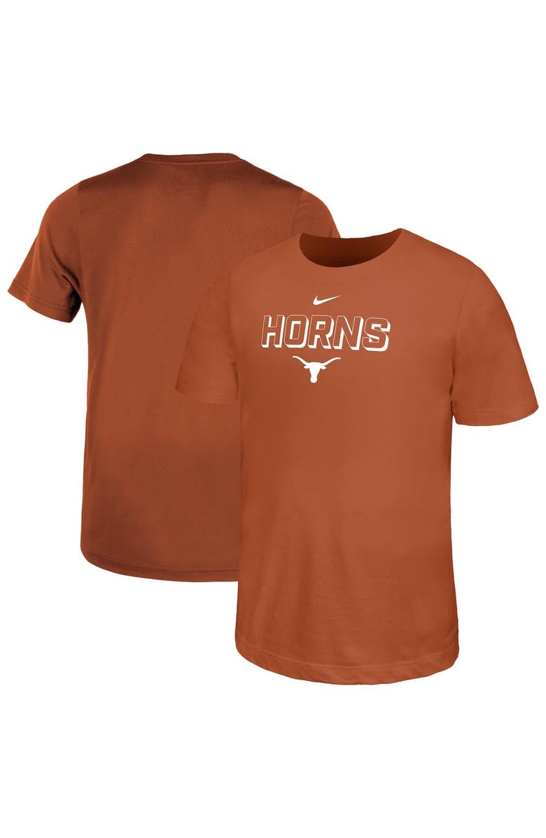 Nike Youth Nike Texas Orange Texas Longhorns Legend Performance T-Shirt, Main, color,