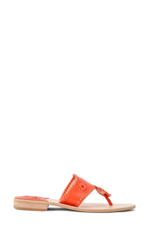 Jack Rogers Jacks Flip Flop In Flame/flame Pat