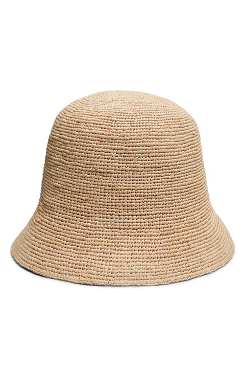 Straw Cloche Hat