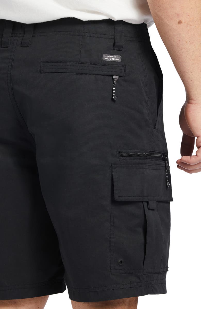 Quiksilver Maldive Atoll Board Shorts, Alternate, color, Black