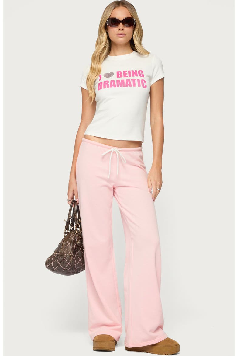 Callista Straight Leg Sweatpants, Alternate, color, LIGHT-PINK