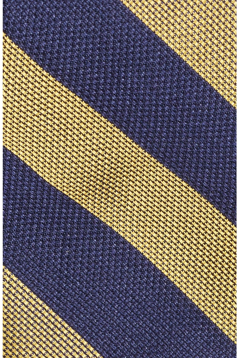 Men's Shop 'Grenadine Bar Stripe' Silk Tie, Alternate, color, YELLOW