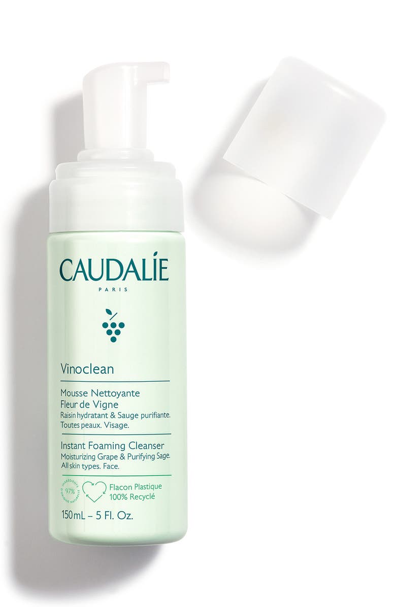 CAUDALÍE Vinoclean Instant Foaming Cleanser, Main, color,