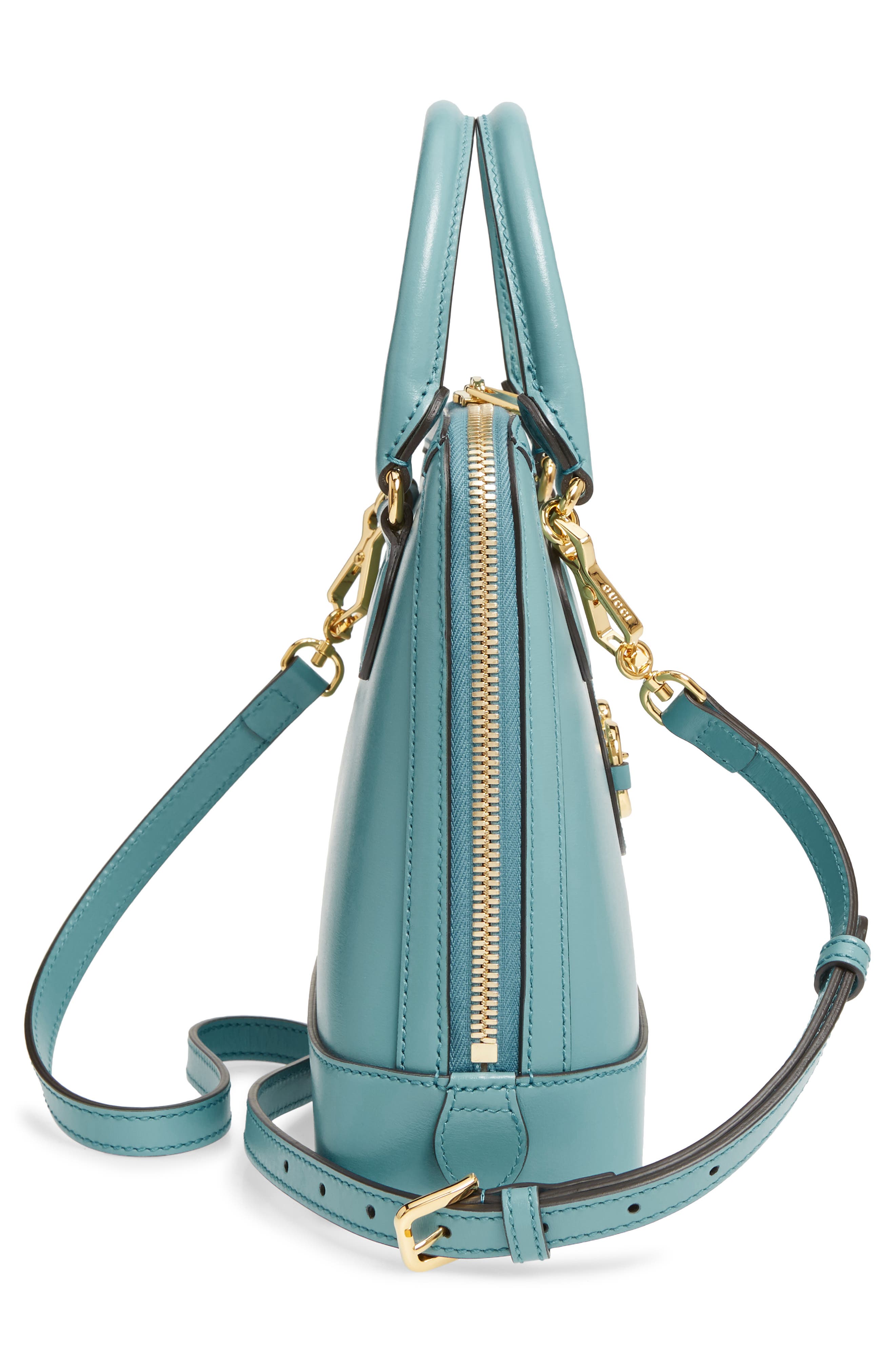 Gucci Small 1955 Horsebit Leather Satchel, Alternate, color, 