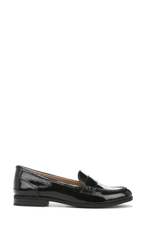 Naturalizer Milo Womens Leather Slip On Loafers In Black