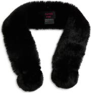 SURELL Kids' Faux Fur Scarf