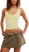 Free People Clean Lines Seamless Crop Muscle Tank