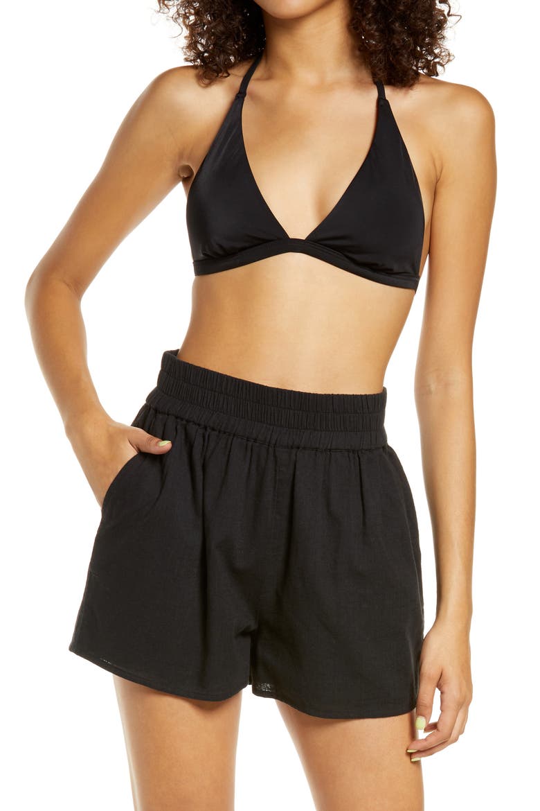 Too Good Swim Shorts, Main, color, BLACK