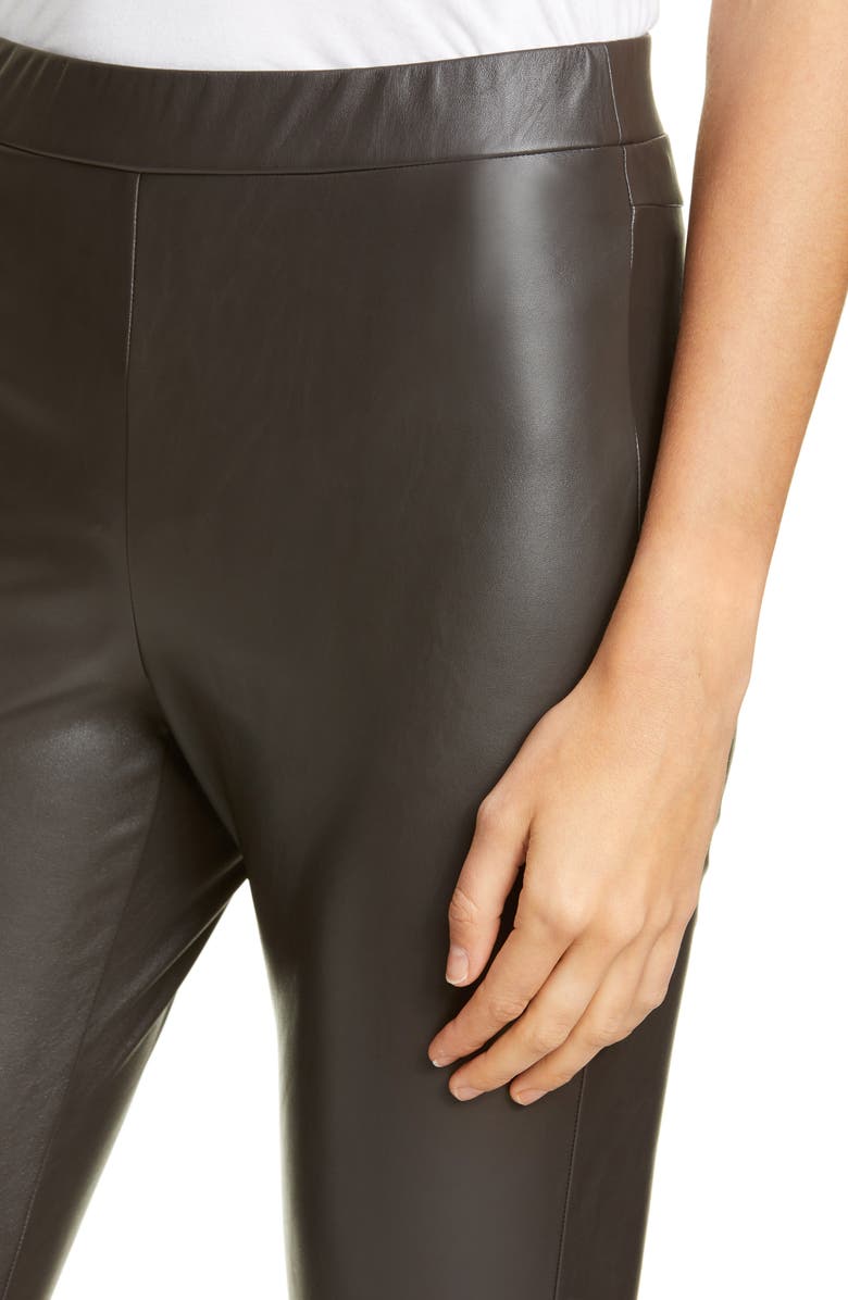 Max Mara Leisure Faux Leather Leggings, Alternate, color,