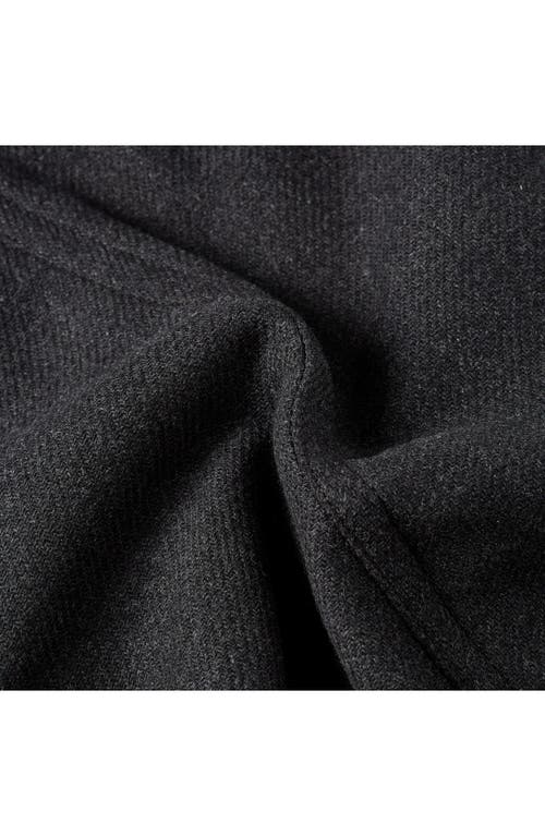 G-star Wool Blend & Leather Varsity Jacket In Shadow