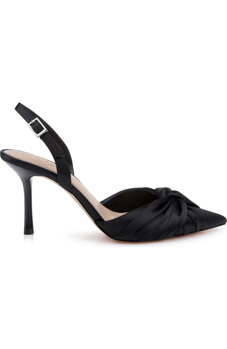 Jewel Badgley Mischka Zariel Slingback Pump, Alternate, color, Black Satin