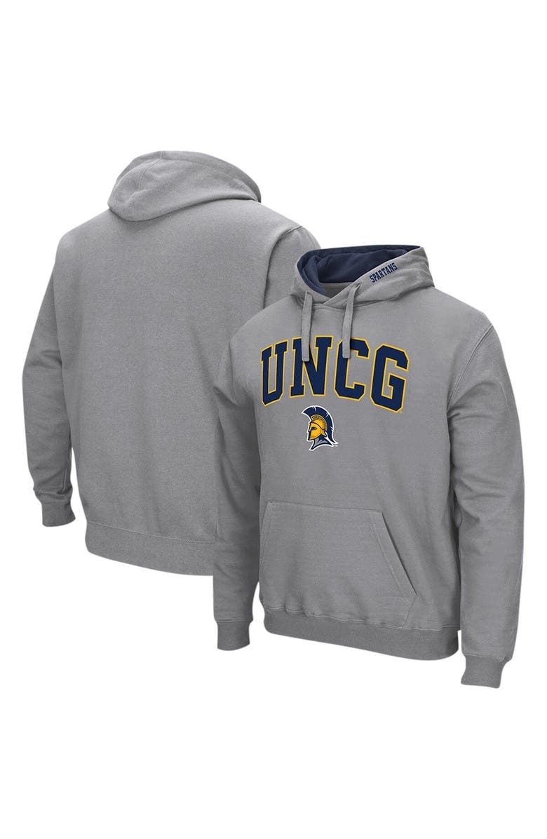 COLOSSEUM Men's Colosseum Gray UNCG Spartans Isle Pullover Hoodie, Main, color, Gray