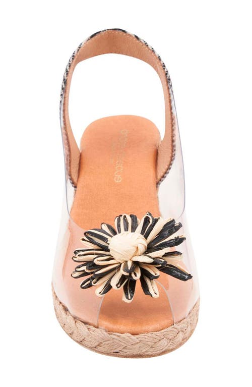 Andre Assous André Assous Slingback Espadrille Peep Toe Wedge Sandal