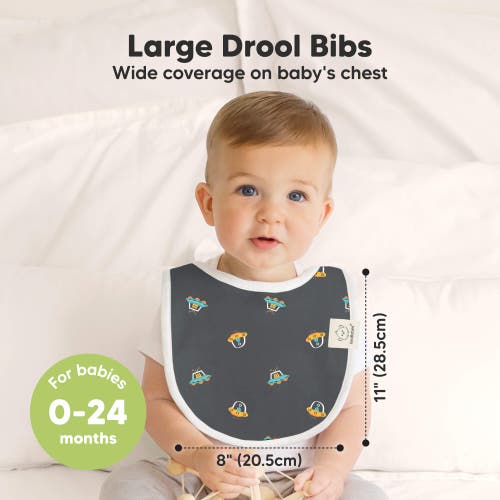 KEABABIES KEABABIES 8-PACK BABY DROOL BIBS