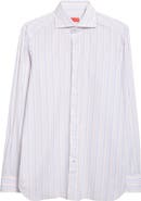 ISAIA Stripe Cotton Button-Up Shirt
