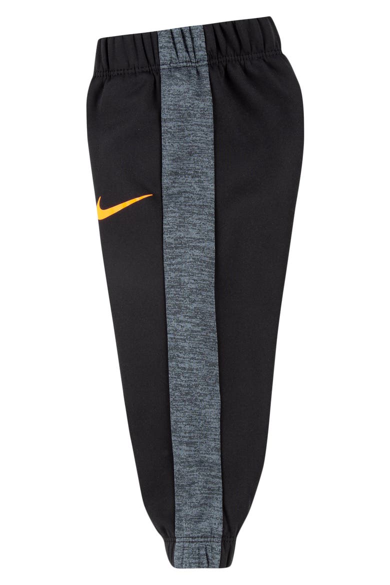 Therma Dri-FIT Speckle Colorblock Hoodie & Joggers Set, Alternate, color, TRENCHIE BLACK