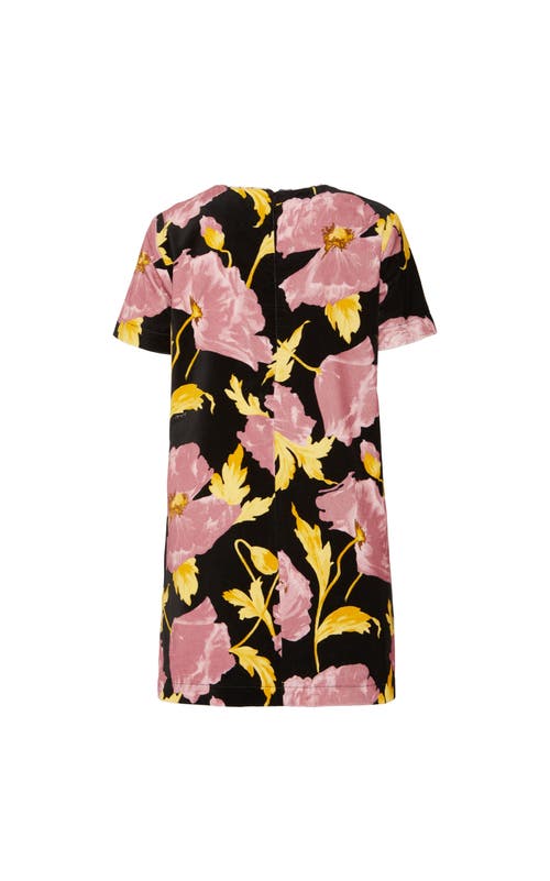 La Doublej Mini Swing Dress In Sylph Black