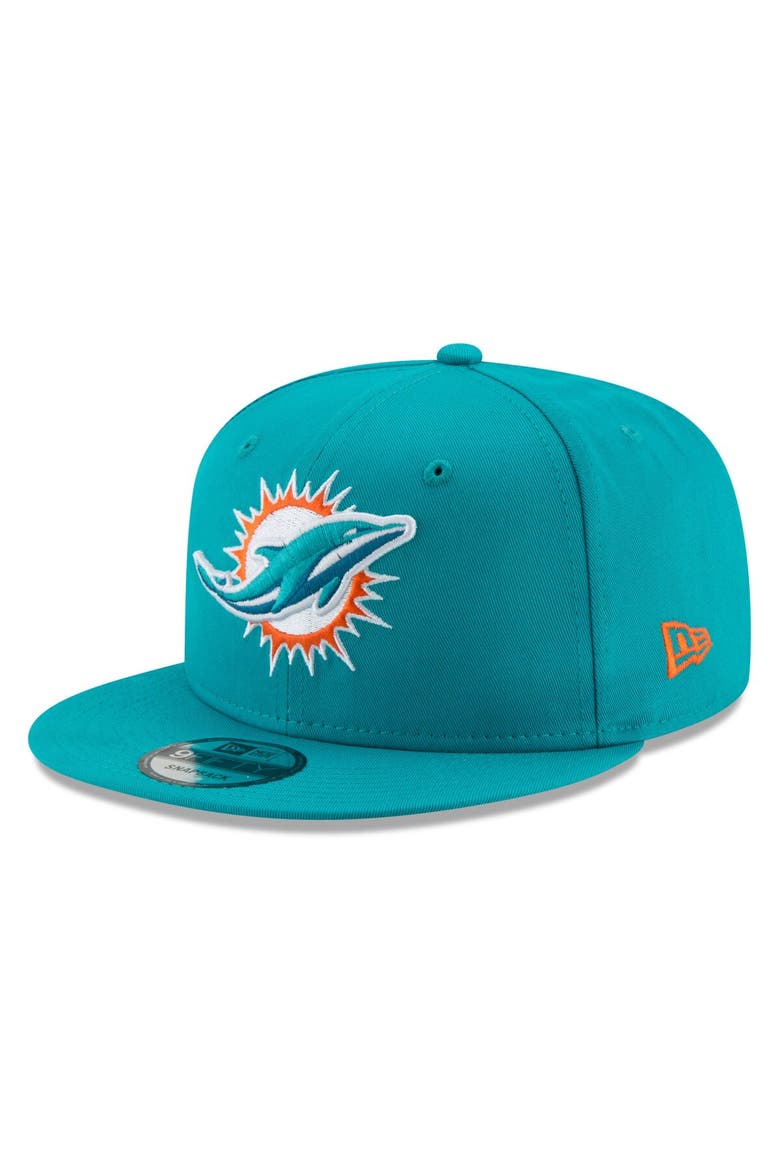 Order List Basic New Era Men's New Era Aqua Miami Dolphins Basic 9FIFTY Adjustable ...
