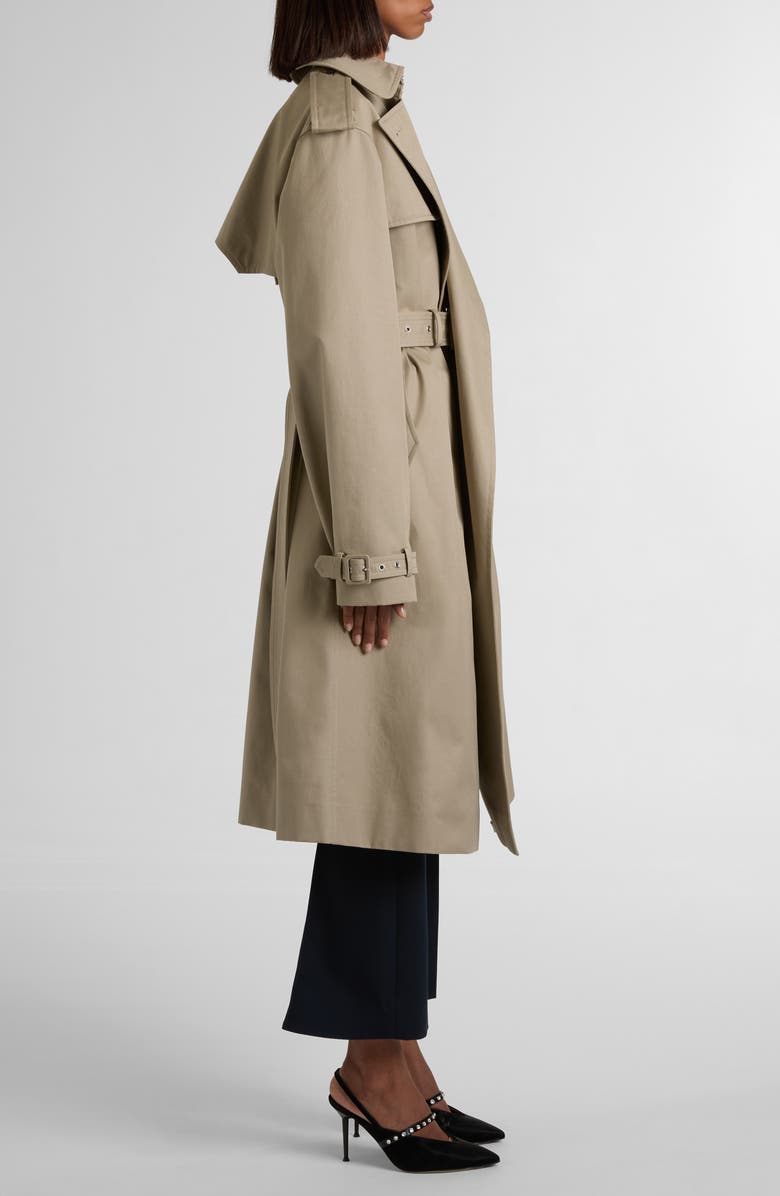 McQueen Belted Trench Coat, Alternate, color,