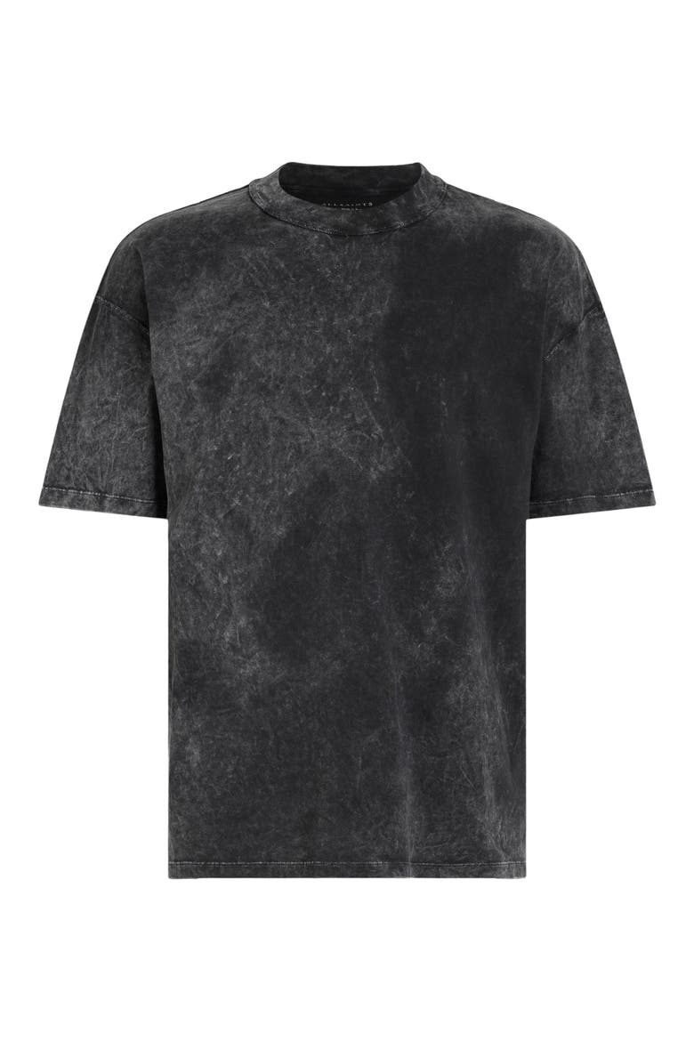 Roca Crewneck T-Shirt, Alternate, color, WASHED BLACK