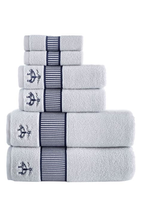 Fancy Border 6-Piece Towel Set