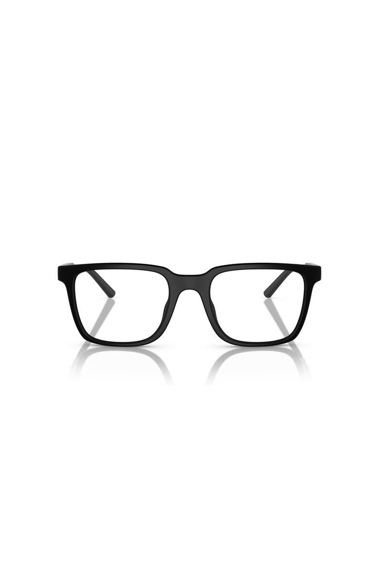 Oliver Peoples 52mm Rectangle optical glasses, Alternate, color, Black