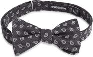 Nordstrom Paisley Jacquard Pre-Tied Silk Bow Tie