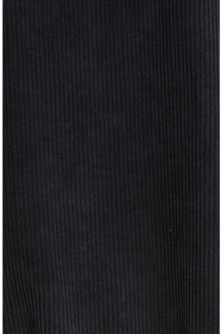 Oversize Corduroy Harrington Jacket, Alternate, color, BLACK