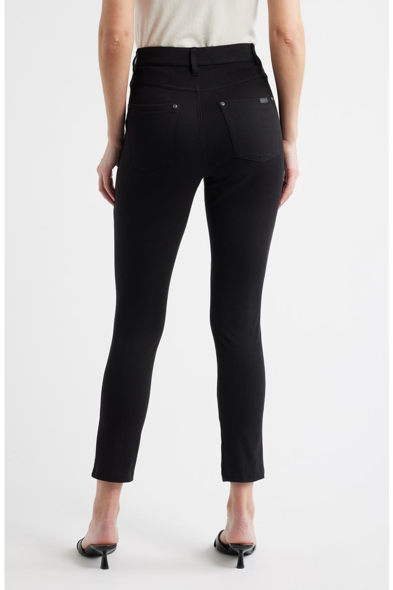Ultra Ultrasoft High Rise Denim Skimmer Leggings, Alternate, color, BLACK