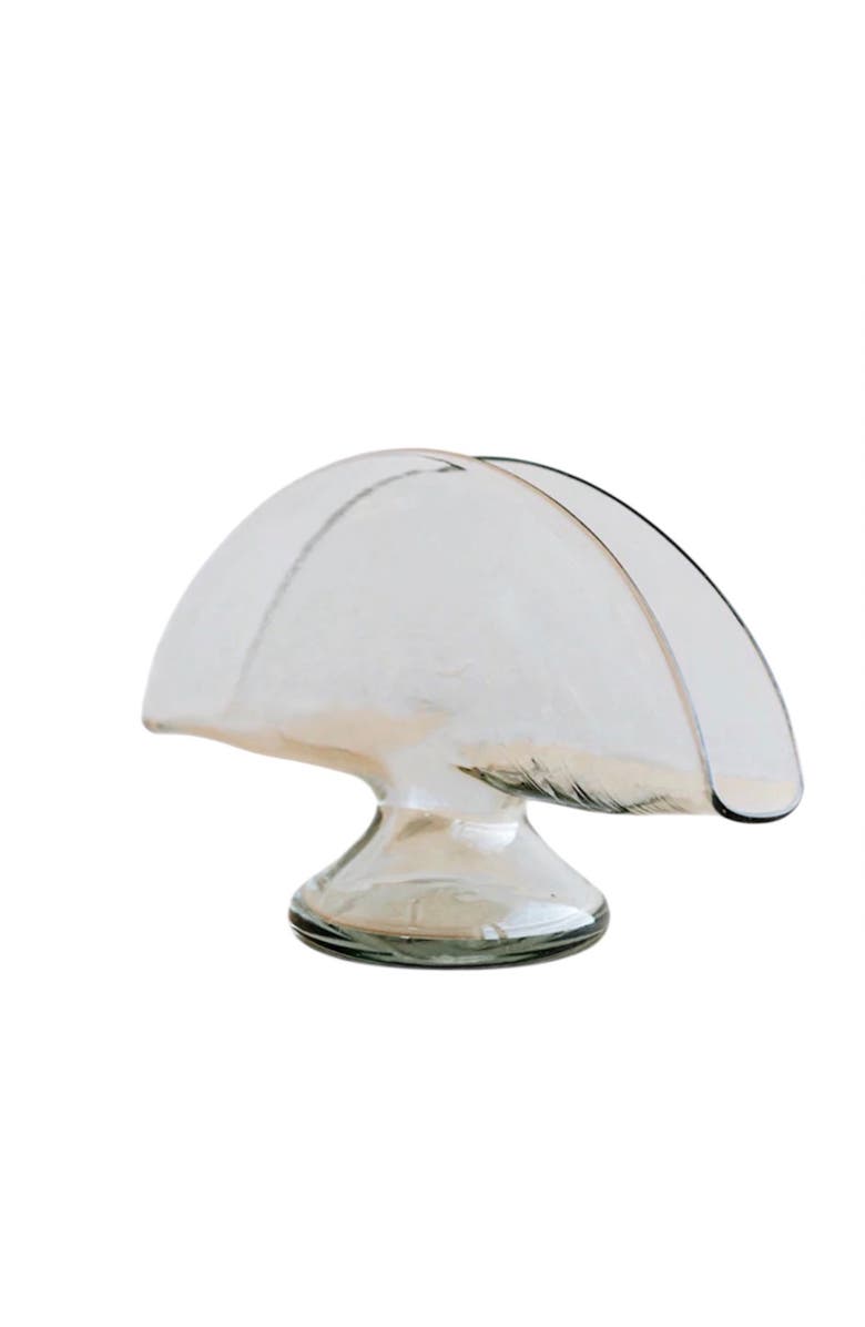 Villa Lua Home Handblown Napkin Holder, Main, color, Black