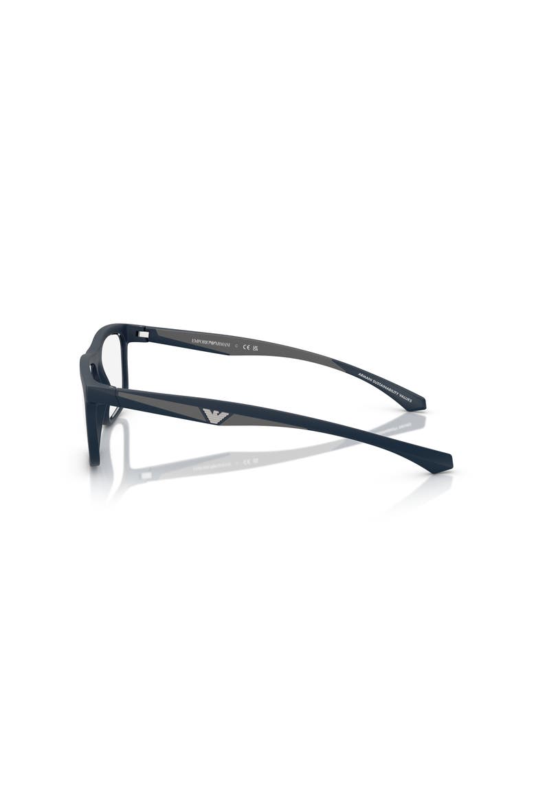 53mm Square optical glasses, Alternate, color, Blue