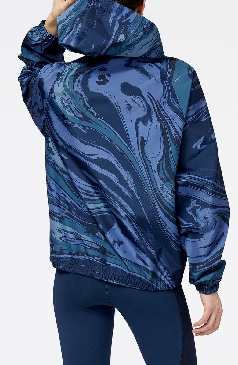New Balance New Wave Anorak, Alternate, color, Blue