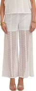 CYRUS Open Stitch Wide Leg Pull On Pants