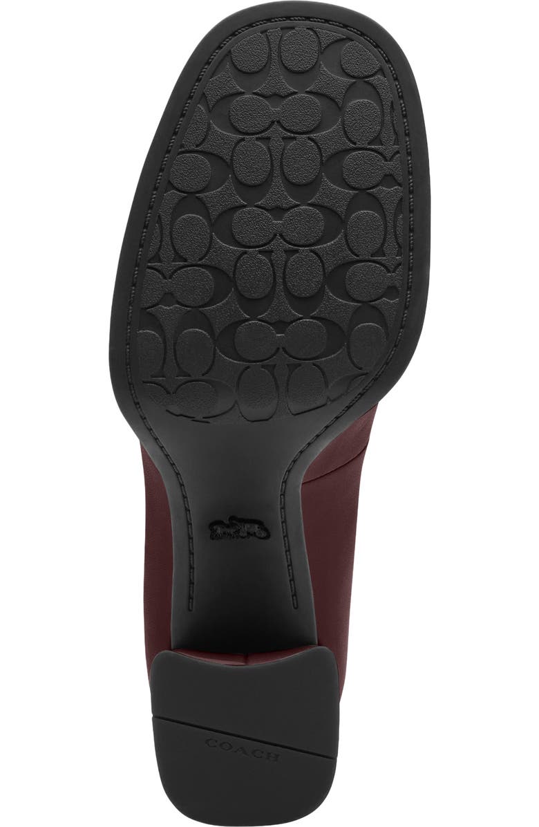 COACH Sculpted C Pump, Alternate, color, Merlot