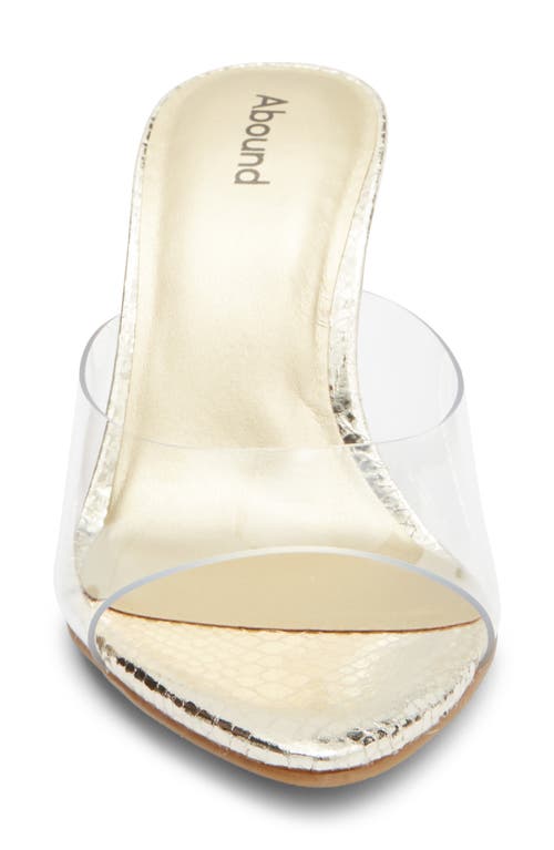 Abound Alana Slide Sandal In White