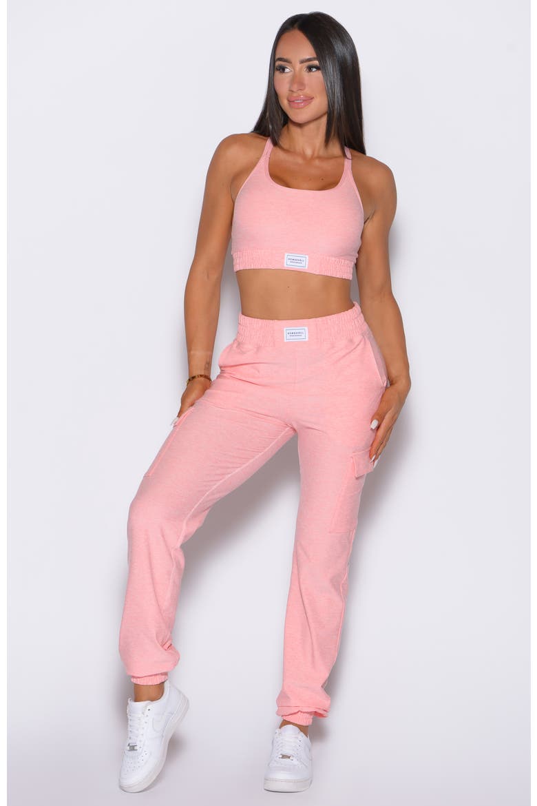 Cloud Comfort Joggers, Alternate, color, Peachy Pink