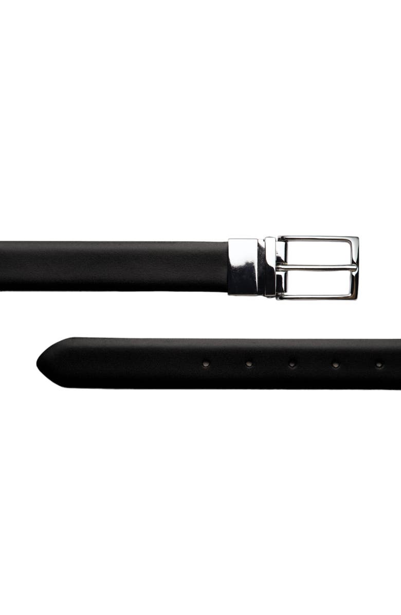 Charles Tyrwhitt Reversible Belt, Alternate, color, Black