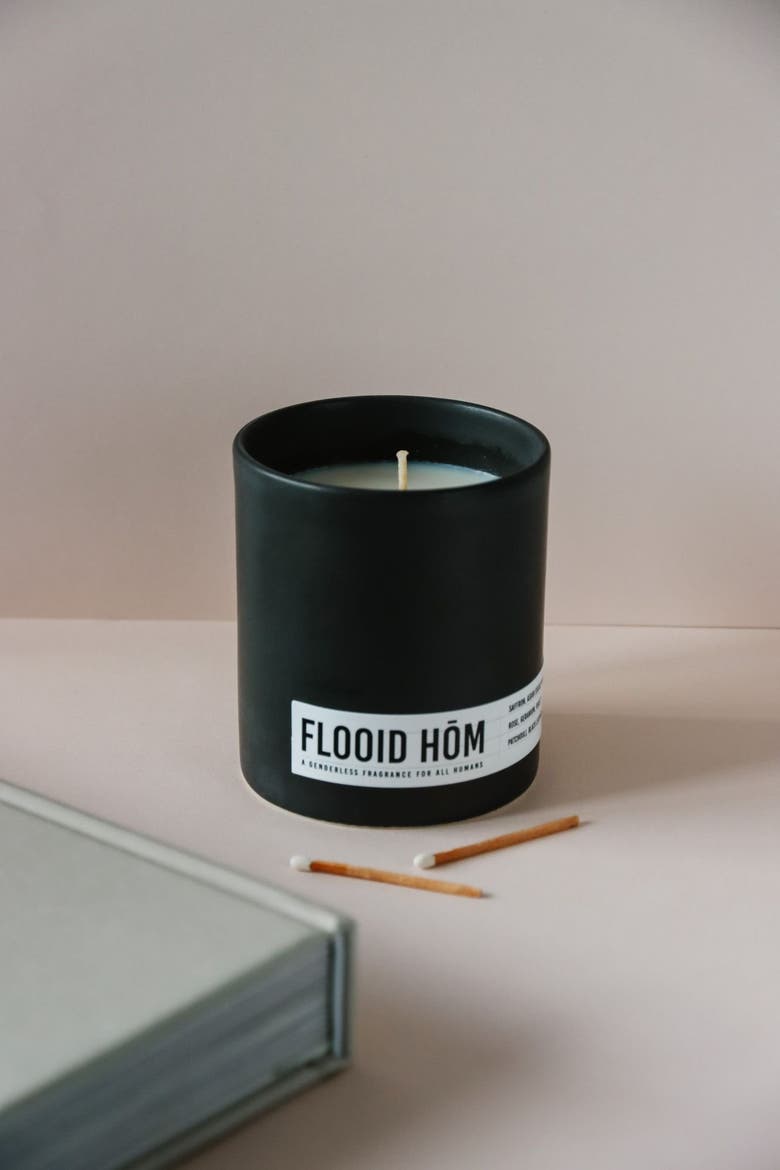 X Non Gender Specific Flooid Home Scented Candle, Alternate, color, Black