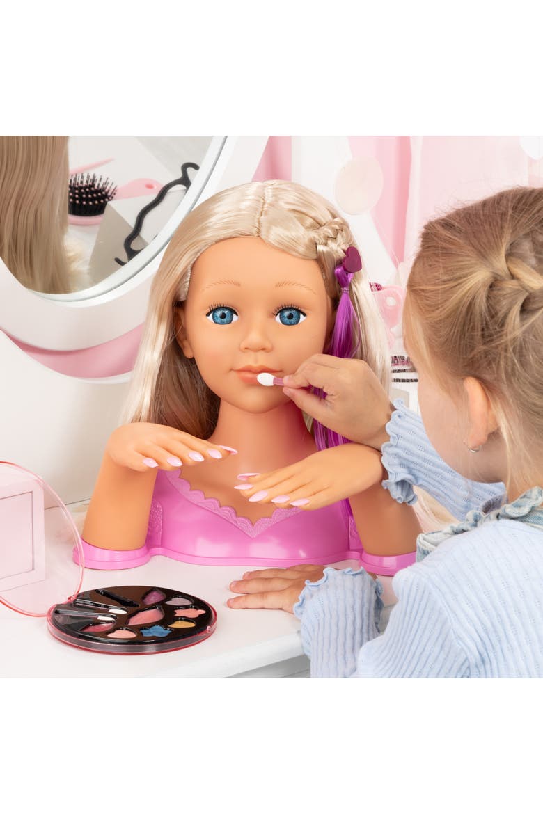 Charlene Magic Nails, Blonde, Doll Styling Head, 10.5 Inches, Kids 3+, Alternate, color, Multicolored