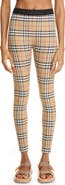 Burberry Women's Belvoir Vintage Check Jersey Leggings