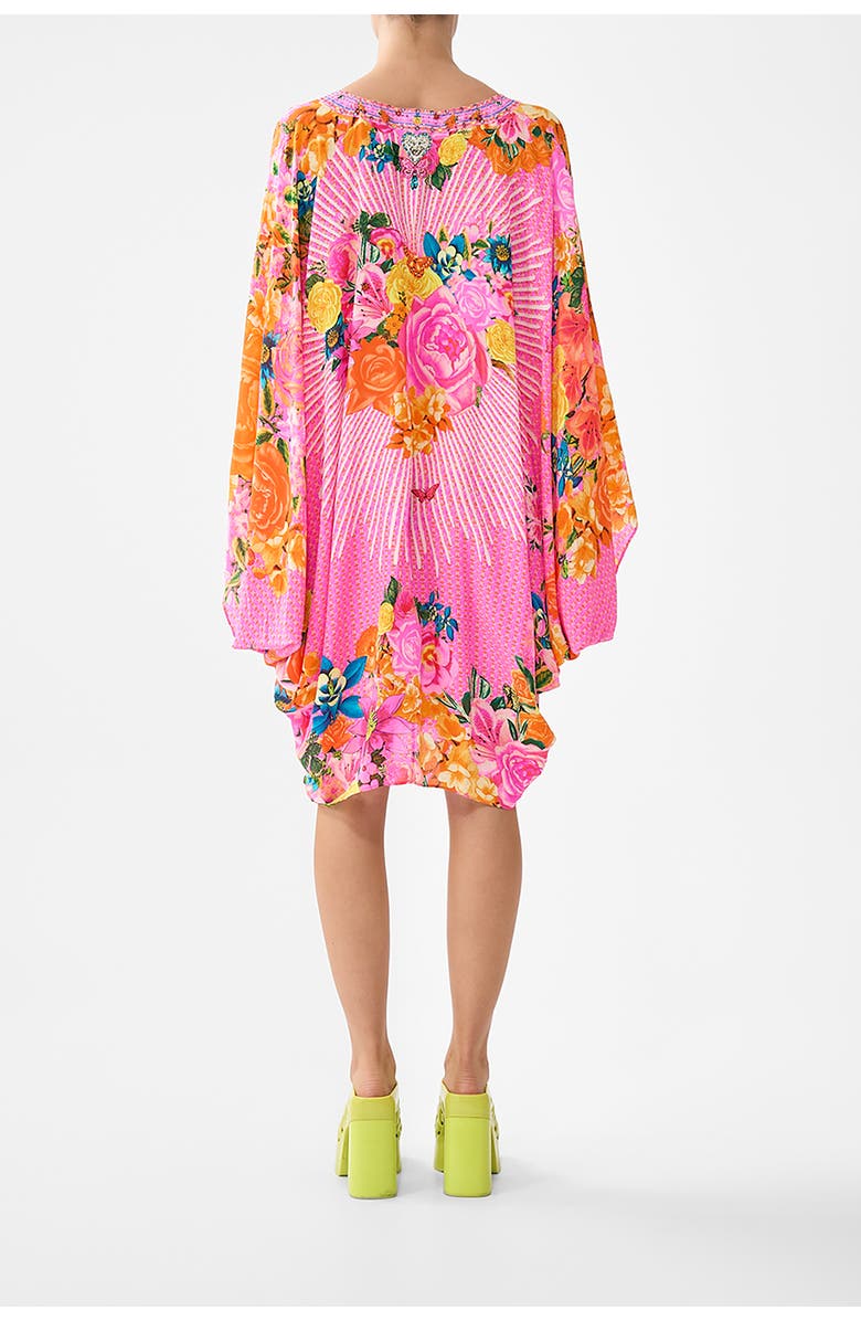 Camilla T-Shape Short Kaftan, Alternate, color, Illustration Nation