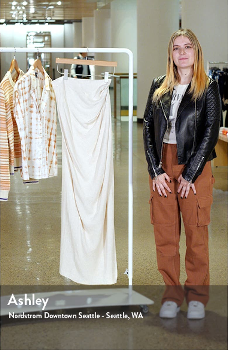 Chic High Waist Maxi Skirt, sales video thumbnail