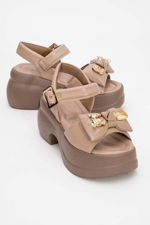 Prologue Shoes Merida Buckle Platform Sandal