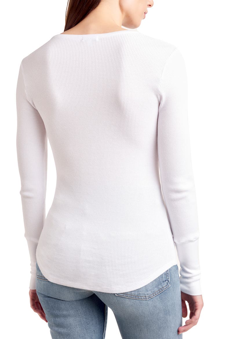 Classic Thermal Henley, Alternate, color, WHITE