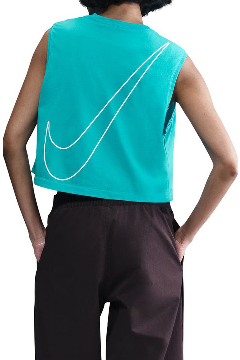 Sportswear Club Crop Tank, Alternate, color, DUSTY CACTUS