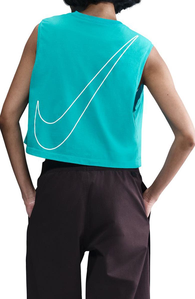 Nike Sportswear Club Crop Tank, Alternate, color, Dusty Cactus